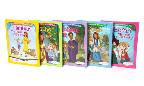 Bible Belles Christian Children's Book Set, The Adventures Of Rooney Cruz Bible Story Books, Age 4 - 10, Set Of 5